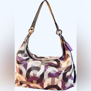 Stylish Coach Multicolor Shoulder Bag